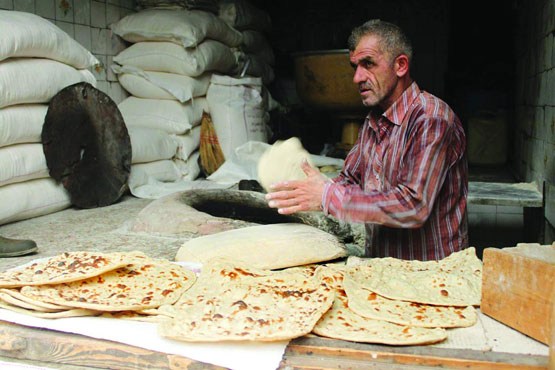 شیب ناملایم گرانی نان کلید خورد