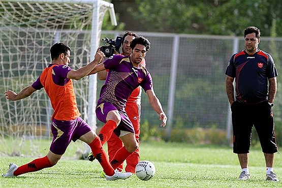 نایب قهرمان المپیک در تمرینات پرسپولیس