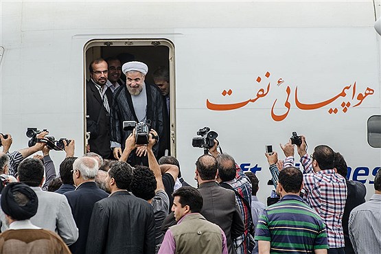 سفر حسن روحانی به گیلان