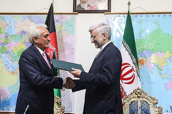 امضای سندهمکاری را﻿هبردی میان ایران و افغانستان