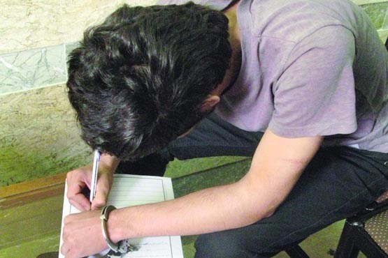 سارق ناشی دستگیر شد
