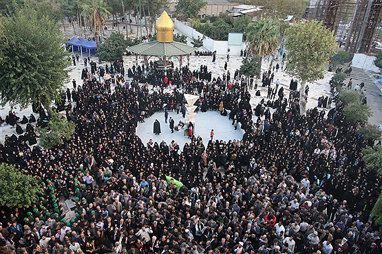 استقبال مردم گرگان از کاروان پیرغلامان حسینی