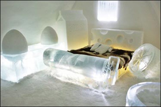 هتل یخی که  مجبور به نصب دستگاه تشخیص دود شد!