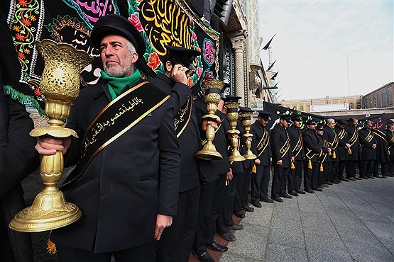 عزاداری سالروز شهادت امام رضا(ع) در قم