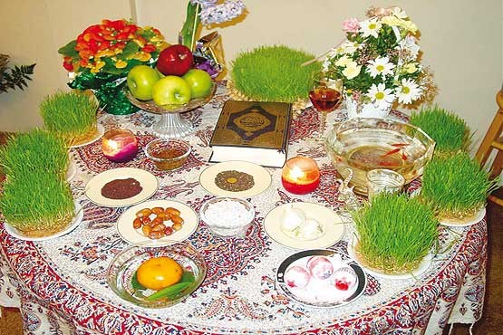 هنرنمایی با هفت‌ سین‌ آرایی + تصاویر