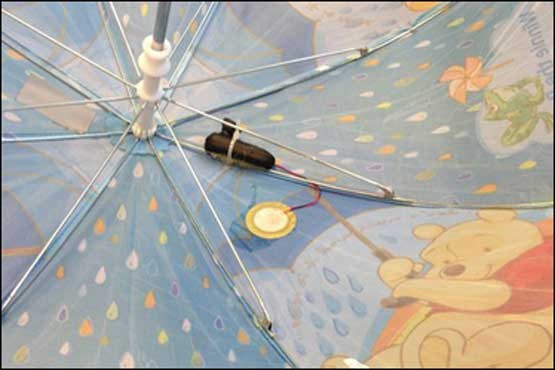 سنجش باران با چتر هوشمند سنجش باران با چتر هوشمند