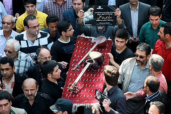 تشییع و خاکسپاری زنده‌یاد محمدرضا لطفی در گرگان