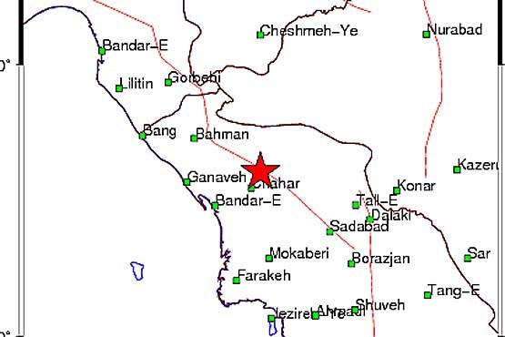 زمین لرزه 5.4 ریشتری بوشهر  تلفاتی نداشت