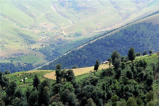 طبیعت جاده اسالم به خلخال