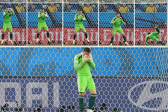 گاف غیرقابل جبران یک دروازه بان/تصاویر