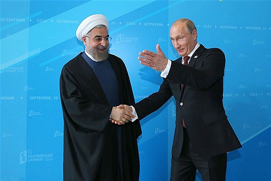 استقبال پوتین از حسن روحانی