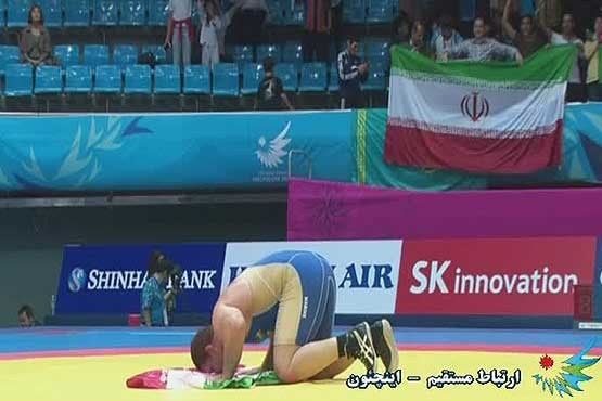 لحظاتی زیبا از رقابت​های کشتی در اینچئون