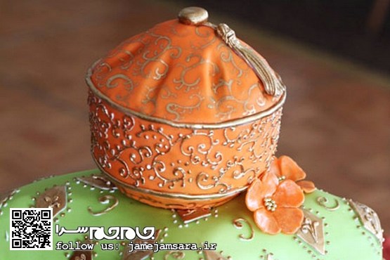 مدل‌هایی از تزئین کیک عروسی [مجموعه‌عکس]