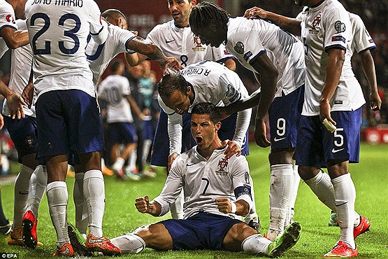 جادوی کریستیانو رونالدو در ثانیه های پایانی[مجموعه عکس]