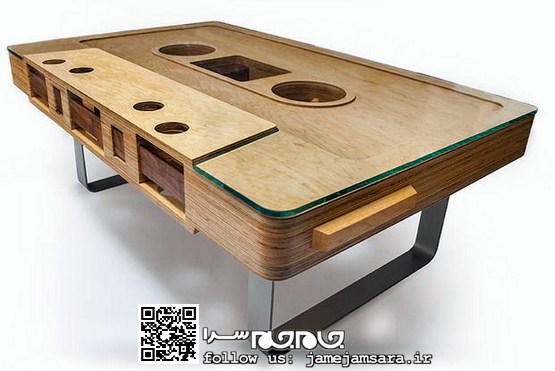 تزئین دکوراسیون خانه با میزهای خلاقانه [مجموعه‌عکس]