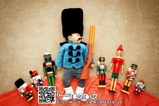 نوزادی که با هنرمندی مادرش جهانی شد [مجموعه‌عکس]