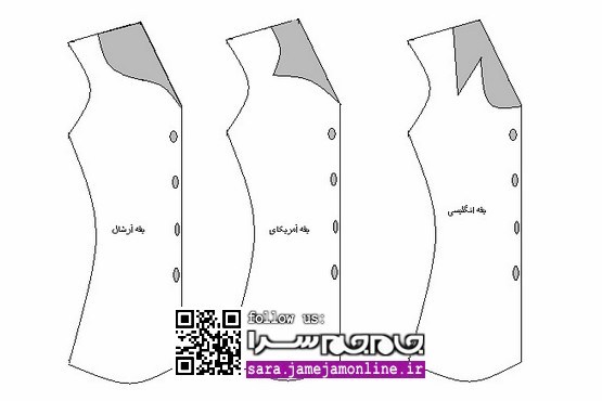 آموزش خیاطی: روش برش و دوخت ۳ نوع یقه سرخود [+الگو]