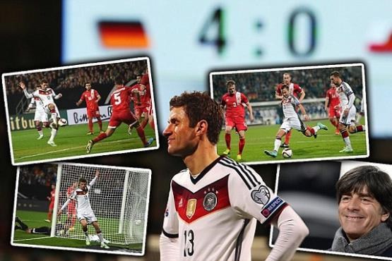 شبی که آلمان و لهستان حریفان را گلباران کردند+[مجموعه عکس]