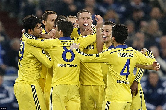 چلسی حریف را پنج تایی کرد+[مجموعه عکس]