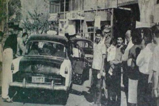 اولین تاکسی خطی ایران سال 1332/ عکس
