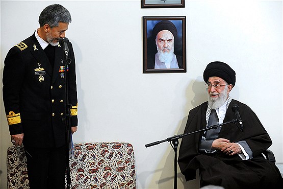 دیدار فرماندهان نیروی دریایی ارتش با رهبر معظم انقلاب