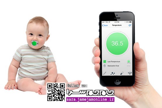 عرضۀ پستانک بلوتوث مجهز به اعلام بیماری نوزادتان [+عکس]