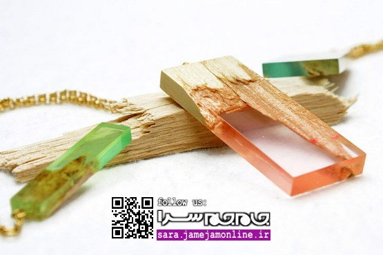 زینت‌آلاتی خلاقانه با تلفیق چوب و رزین طبیعی [مجموعه عکس]