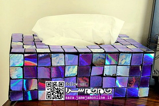 استفاده‌های زینتی از سی‌دی‌های به‌دردنخور [مجموعه عکس]