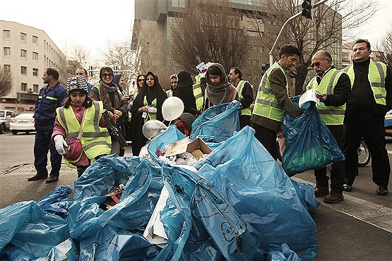 مشارکت مردمی در پاکسازی محیط زیست تهران