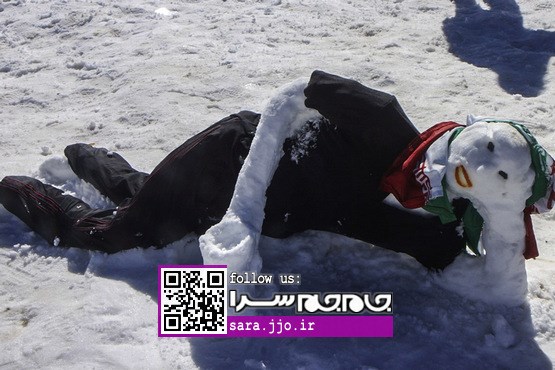 جشنواره آدم برفی در «ساردوئیه» جیرفت [عکس]