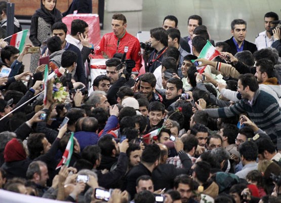 تیم ملی مثل قهرمان برگشت +[مجموعه عکس]