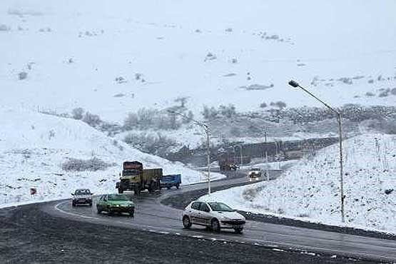 محدودیت دید به دلیل کولاک برف‌ در جاده‌‌های شمال‌