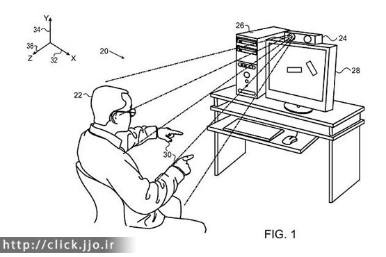اختراع جدید اپل برای کنترل حرکتی تلویزیون و رایانه