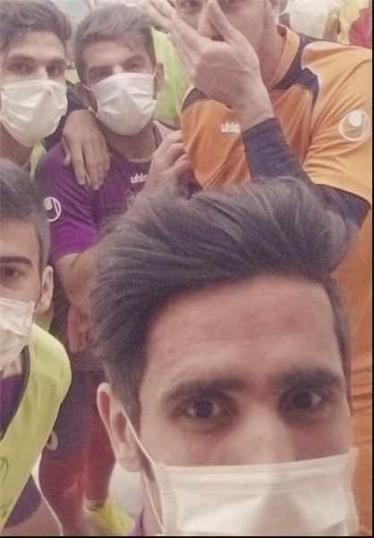 تمرین فولاد خوزستان در هوای آلوده +[مجموعه عکس]