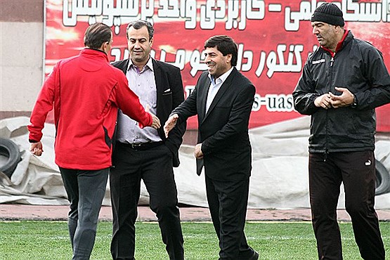 درخشان و نژادفلاح دست در دست +[مجموعه عکس]