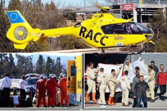 سانحه رانندگی شدید برای راننده مشهور فرمول یک +[مجموعه عکس]