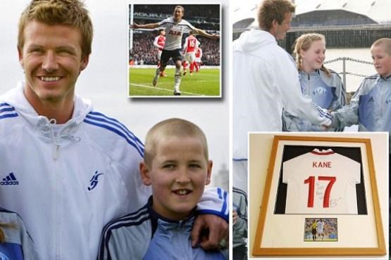 ستاره کنونی لیگ برتر در کودکی و در کنار دیوید بکام +[مجموعه عکس]