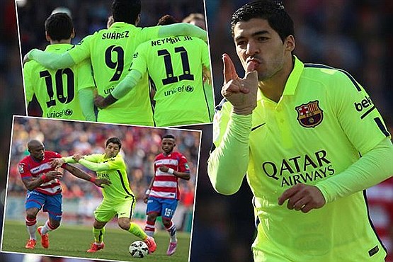 پیروزی بارسلونا و باز هم درخشش سوارز +[مجموعه عکس]