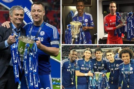 قهرمانی شیرین آبی ها در هوای بارانی لندن +[مجموعه عکس]