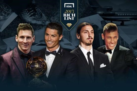 ثروتمند ترین فوتبالیست های جهان و دارایی تقریبی آن ها +[مجموعه عکس]