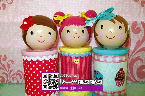 ساخت کاردستی و هنرنمایی با قرقره‌های خالی [+عکس]