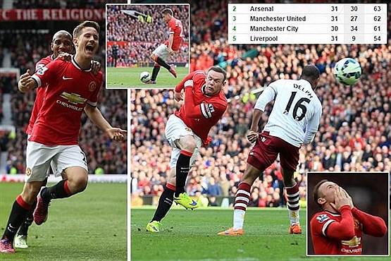 شیاطین سرخ به رده سوم رسیدند +[مجموعه عکس]