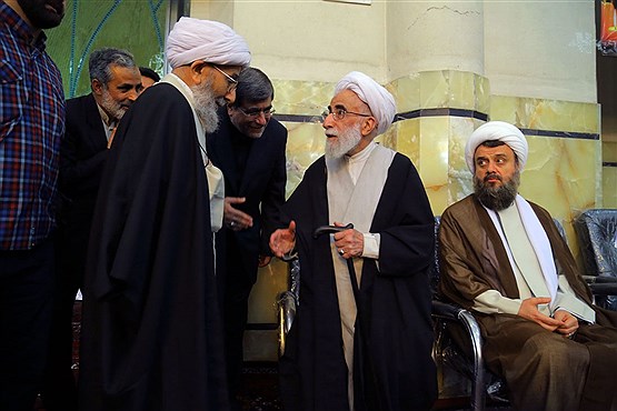 مراسم ترحیم همسر آیت‌الله جنتی