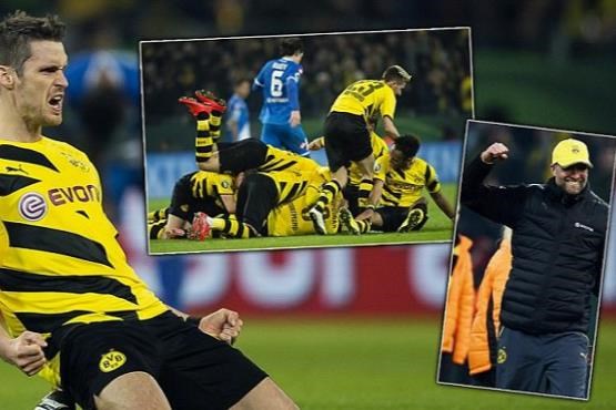 صعود زردها به نیمه نهایی جام حذفی آلمان +[مجموعه عکس]