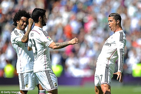 رونالدو پس از یک سال از روی ضربه آزاد گل زد +[مجموعه عکس]