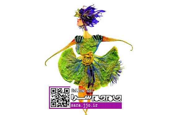 آثاری خلاقانه و دیدنی با گل‌ها و برگ‌های گیاهان [مجموعه عکس]