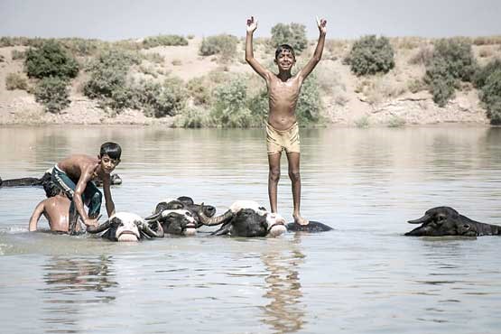 شنا در رودخانه‌ها، سرگرمی ‌پرخطر جوانان جنوبی