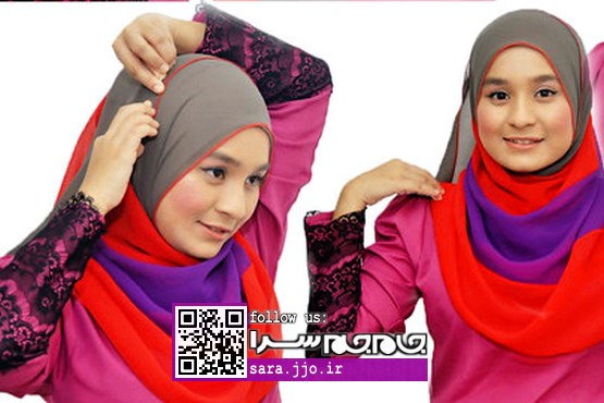 آموزش تصویری ۹ مدل بستن و گره زدن شال و روسری [عکس]