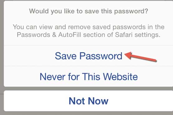 بازیابی رمزهای سافاری در آیفون