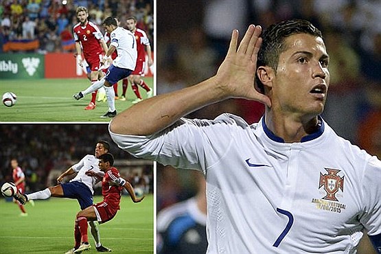 هت تریک رونالدو اینبار در مقدماتی یورو 2016 +[مجموعه عکس]